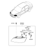 Diagram for 2009 Hyundai Santa Fe Light Socket - 92166-0A500