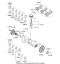 Diagram for Hyundai Sonata Crankshaft Gear - 23121-25060