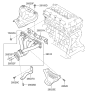 Diagram for 2007 Hyundai Sonata Exhaust Heat Shield - 28525-2G030