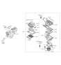 Diagram for 2005 Hyundai Azera Blower Motor - 97113-3K000