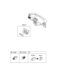 Diagram for 2008 Hyundai Sonata Dimmer Switch - 94950-0A500-V2