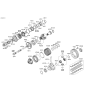 Diagram for 2008 Hyundai Sonata Transfer Case Bearing - 43329-37000