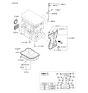 Diagram for Hyundai Sonata Oil Pan - 21510-2G001