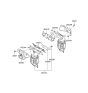 Diagram for 2010 Hyundai Sonata Exhaust Manifold - 28510-3CAS0