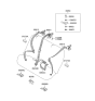 Diagram for 2008 Hyundai Sonata Seat Belt - 89810-0A000-HZ