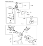 Diagram for Hyundai Power Steering Reservoir - 57150-3K110