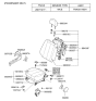 Diagram for 2008 Hyundai Sonata Seat Cushion - 88250-0A100