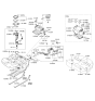 Diagram for Hyundai Sonata Fuel Tank Strap - 31210-3K000