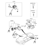 Diagram for 2009 Hyundai Sonata Ignition Switch - 81910-3K610