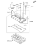 Diagram for 2011 Hyundai Genesis Coupe Valve Cover Gasket - 22441-2G000