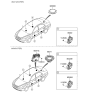 Diagram for 2007 Hyundai Sonata Car Speakers - 96330-0A102