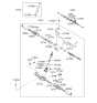 Diagram for 2009 Hyundai Sonata Power Steering Gear Seal - 57790-3KA00