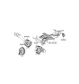 Diagram for Hyundai Clock Spring - 93490-3K700