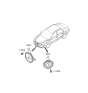 Diagram for 2010 Hyundai Sonata Horn - 96620-3K000