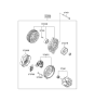 Diagram for 2009 Hyundai Santa Fe Alternator - 37300-2G800