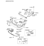 Diagram for 2008 Hyundai Sonata Bumper - 86610-0A800