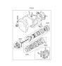 Diagram for 2009 Hyundai Sonata Automatic Transmission Overhaul Kit - 45010-3AA00