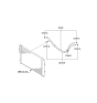 Diagram for Hyundai Oil Cooler Hose - 25420-3X101