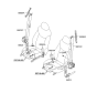 Diagram for 2011 Hyundai Elantra Seat Belt - 88810-3Y000-YDA