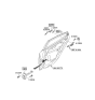 Diagram for Hyundai Elantra Door Check - 79490-3X000