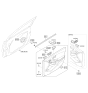 Diagram for Hyundai Power Window Switch - 93570-3X030-YDA