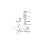 Diagram for Hyundai Shock Absorber - 55300-3X200