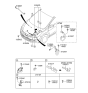 Diagram for 2011 Hyundai Elantra Battery Cable - 91850-3Y121