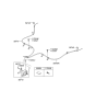 Diagram for 2015 Hyundai Elantra Parking Brake Cable - 59760-3X300