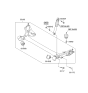 Diagram for 2012 Hyundai Elantra Axle Beam - 55100-3Y100