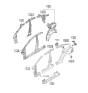 Diagram for 2013 Hyundai Elantra Fuel Filler Housing - 71531-3X000