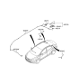 Diagram for 2013 Hyundai Elantra Antenna - 96210-3X000-S7B