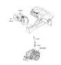 Diagram for 2012 Hyundai Elantra Speedometer - 94001-3Y530