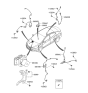 Diagram for 2011 Hyundai Elantra ABS Sensor - 59830-3X320