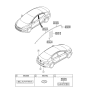 Diagram for 2014 Hyundai Elantra Door Moldings - 86363-3Y000