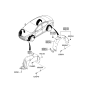 Diagram for 2012 Hyundai Elantra Wheelhouse - 86821-3Y000