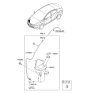 Diagram for 2011 Hyundai Elantra Washer Reservoir - 98620-3Y000