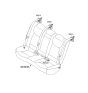 Diagram for 2012 Hyundai Elantra Seat Belt - 89850-3Y000-RY