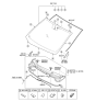 Diagram for 2015 Hyundai Elantra Windshield - 86110-3Y311