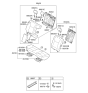 Diagram for 2012 Hyundai Elantra Armrest - 89900-3Y010-PBS