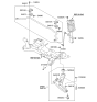 Diagram for Hyundai Elantra Sway Bar Kit - 54810-3X500