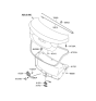 Diagram for 2013 Hyundai Elantra Weather Strip - 87321-3Y001