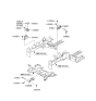 Diagram for Hyundai Engine Mount Bracket - 21810-A5000