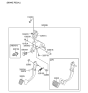 Diagram for Hyundai Elantra GT Brake Pedal - 32800-3X100