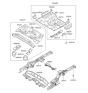 Diagram for 2012 Hyundai Elantra Floor Pan - 65520-3X010