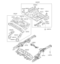 Diagram for 2013 Hyundai Elantra Floor Pan - 65520-3X010