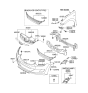 Diagram for 2012 Hyundai Elantra Bumper - 86511-3Y000