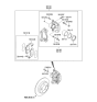 Diagram for 2014 Hyundai Elantra Brake Pad Set - 58101-3XA10