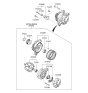 Diagram for 2012 Hyundai Elantra Alternator - 37300-2E250