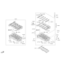 Diagram for 2012 Hyundai Elantra Cylinder Head - 22100-2E020