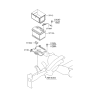 Diagram for Hyundai Elantra GT Battery Terminal - 37180-3X001